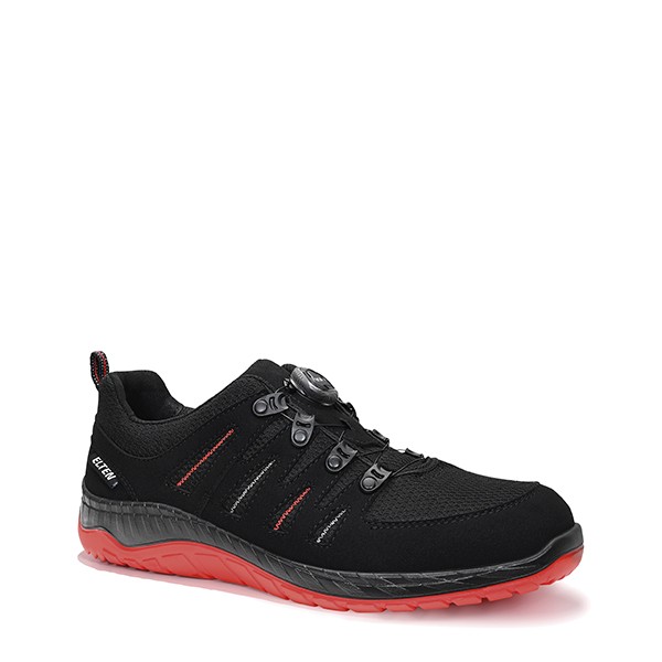 Sicherheitshalbschuh MADDOX BOA® black-red Low ESD S3