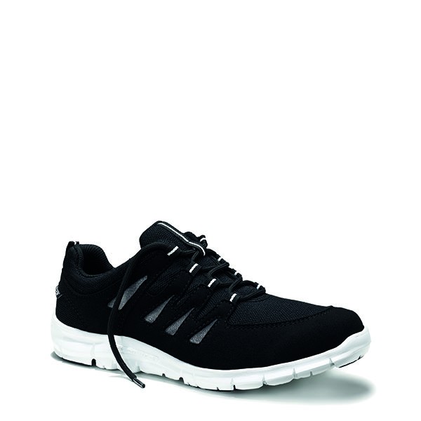 Berufshalbschuh APACHE black-white Low O1