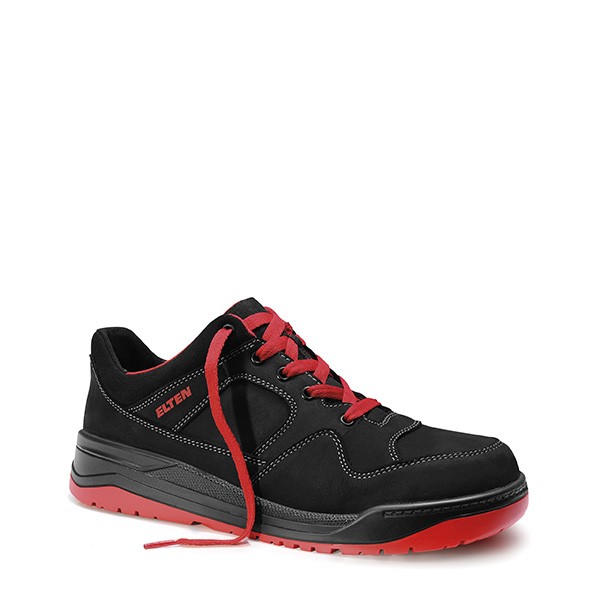 Sicherheitshalbschuh MAVERICK black-red Low ESD S3