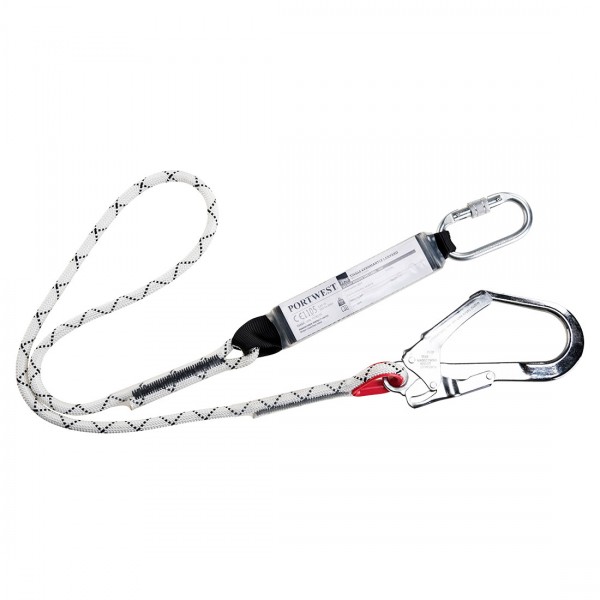 Kernmummanteltes Seil mit Schockabsorber