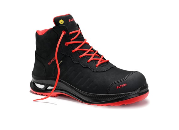 Sicherheitsstiefel STEWART XXG Pro GTX black-red Mid ESD S3 HI CI