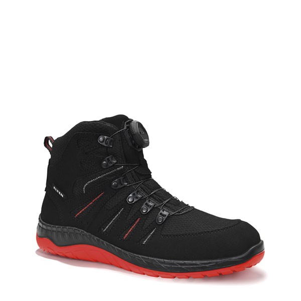 Sicherheitsstiefel MADDOX BOA® black-red Mid ESD S3