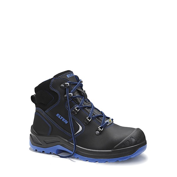 Damen-Sicherheitsschnürstiefel LENA black-blue Mid ESD S3