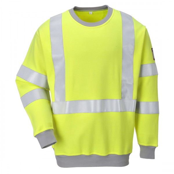 Flammhemmendes antistatisches Warnschutz-Sweatshirt