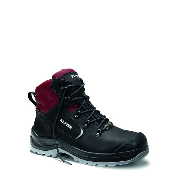 Damen-Sicherheitsschnürstiefel LENA GTX black-red Mid ESD S3 CI